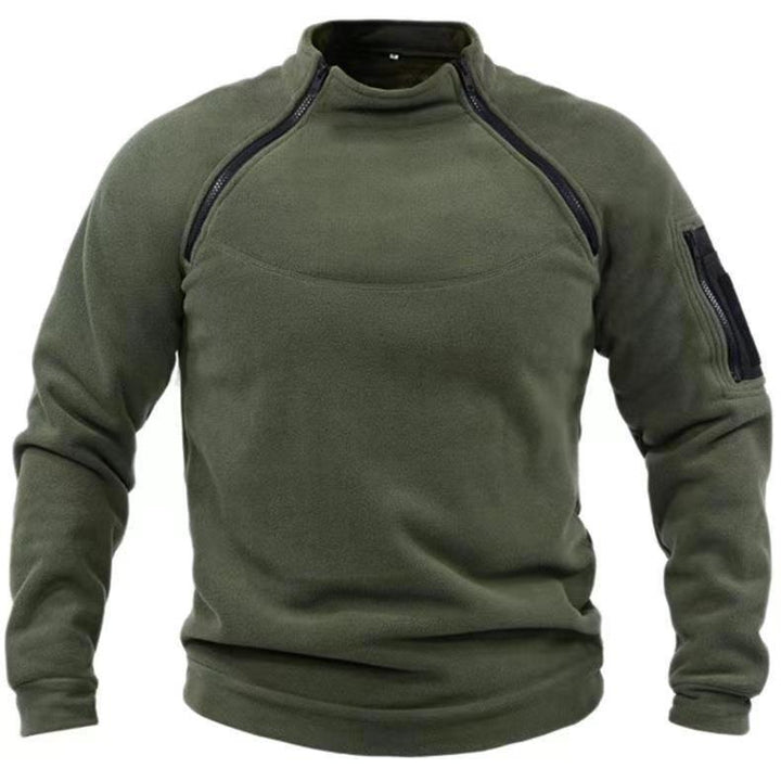 Herren Utility-Sweatshirt mit Schulter-Reißverschlüssen und Ärmeltasche Echo Archiv