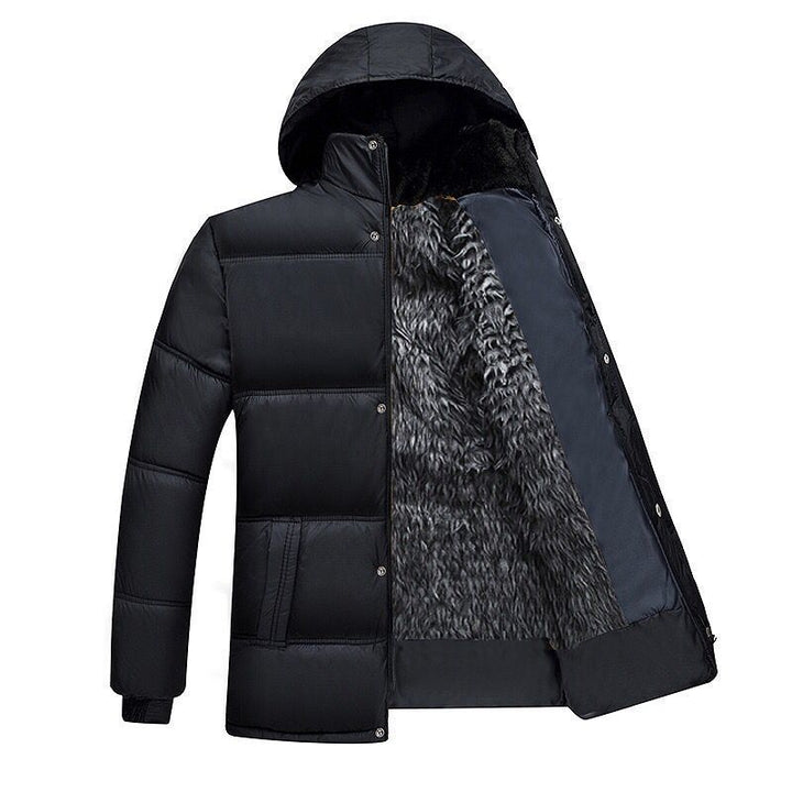 Herren gesteppte Winterjacke mit hochschließendem Kragen und isolierendem Futter Echoarchiv