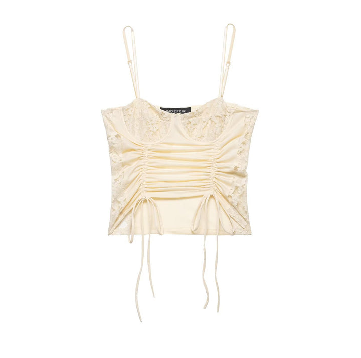 Damen Spitzeneinsatz Top Echo Archiv