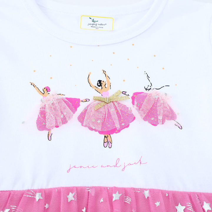 Mädchen Ballettkleid mit glitzernden Sternen und bezauberndem Tüllrock Echo Archiv