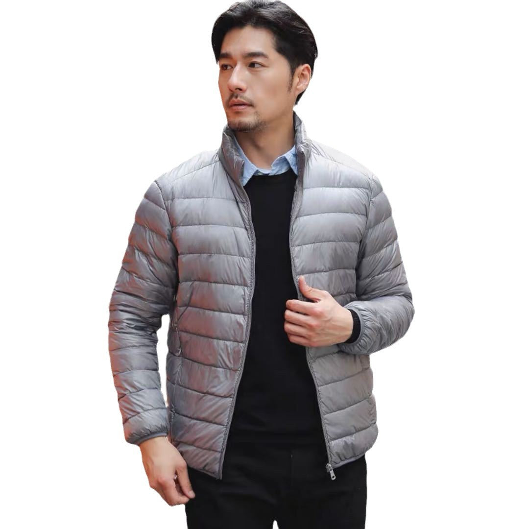 Herren Ultraleichte gesteppte Kapuzenjacke mit windabweisender Hülle und Kompaktpackfunktion Echoarchiv