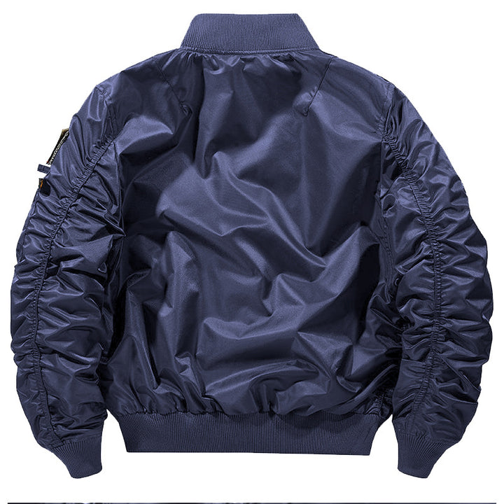 Herren Nylon-Bomberjacke im Fliegerstil mit Utility-Taschen und Ärmel-Fach Echo Archiv