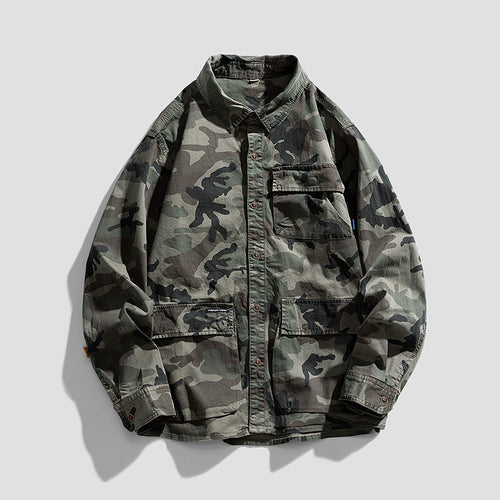 Herren camouflierte Utility-Hemdjacke Echoarchiv