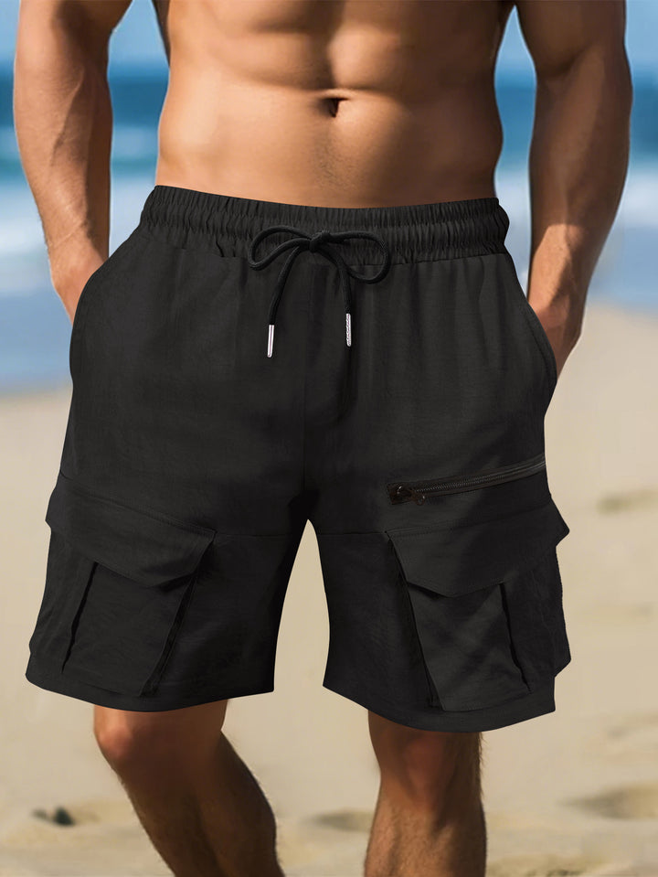 Herren Cargo-Shorts mit multifunktionalen Taschen und elastischem Bund Echoarchiv