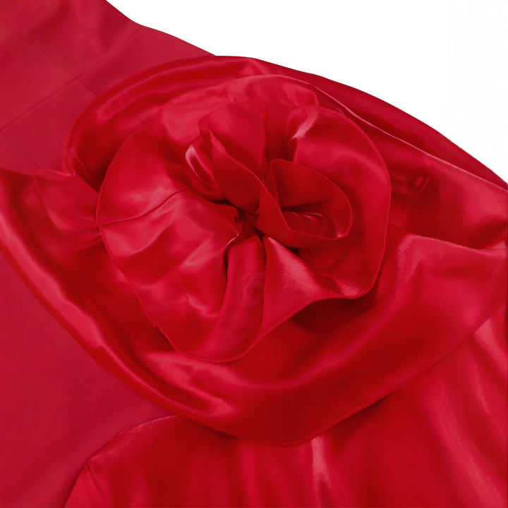 Damen Elegantes Abendkleid mit voluminösem Blumenakzent Echo Archiv
