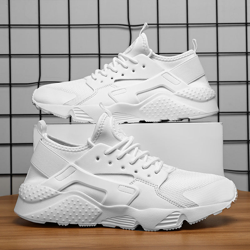 Herren sportlicher Training- und Lifestyle-Sneaker mit elastischem Fersenband, atmungsaktiver Strickkonstruktion und gedämpfter Wellen-EVA-Sohle – Norré