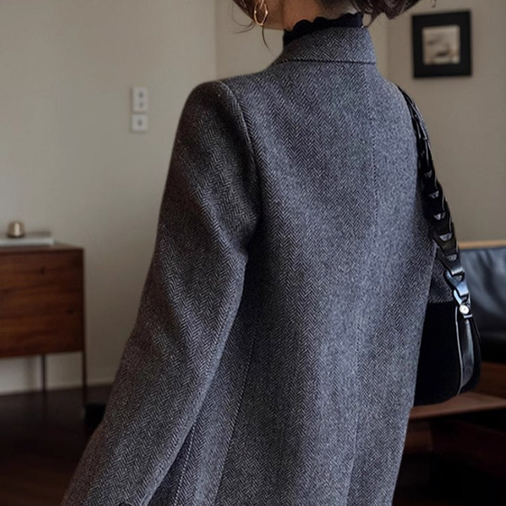 Damen Klassischer Tweedblazer Echoarchiv