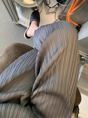 Damen Elegante Plisseehose Echoarchiv