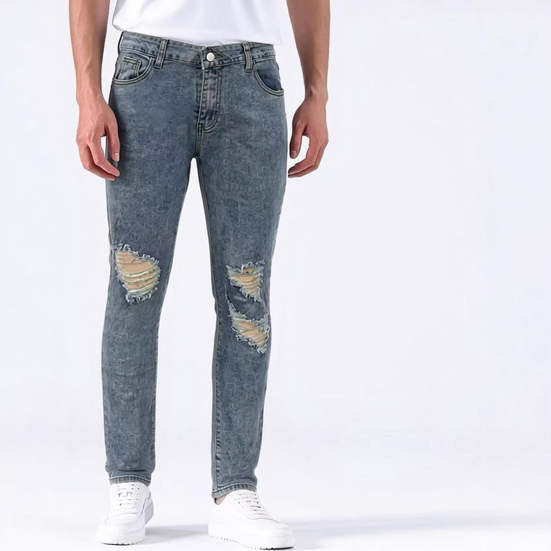 Herren Destroyed Jeans mit modischem Used-Look Echo Archiv