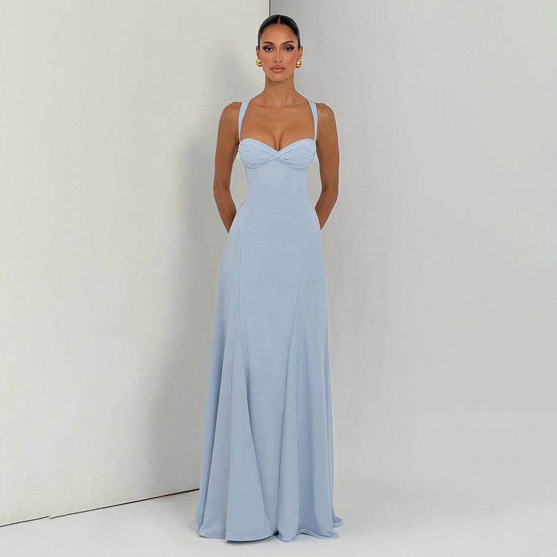 Damen Elegantes und figurbetontes Abendkleid mit drapierten Cups Echo Archiv