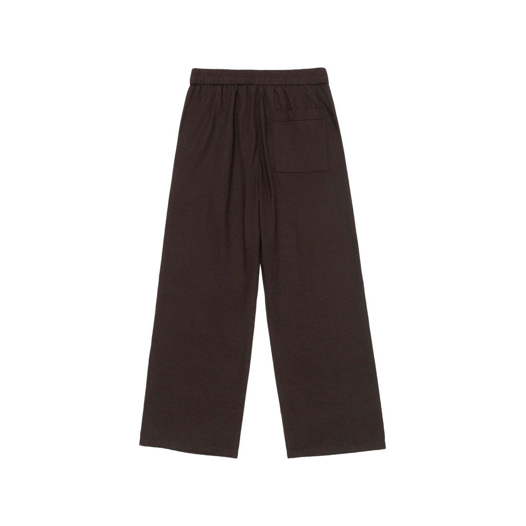 Damen Weite Culotte-Hose aus Baumwollmix mit elastischem Bund und Tunnelzug Echoarchiv