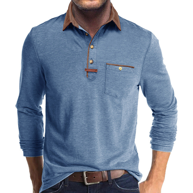 Herren Langarm Poloshirt Echoarchiv