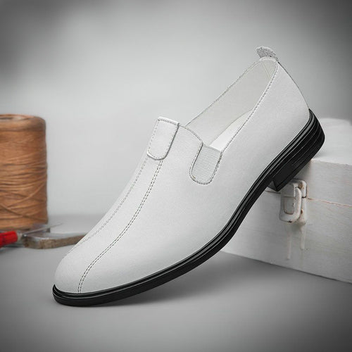 Herren Eleganter Business-Slipper aus Lederoptik mit elastischem Einstieg und dämpfender Komfortsohle Echoarhiv