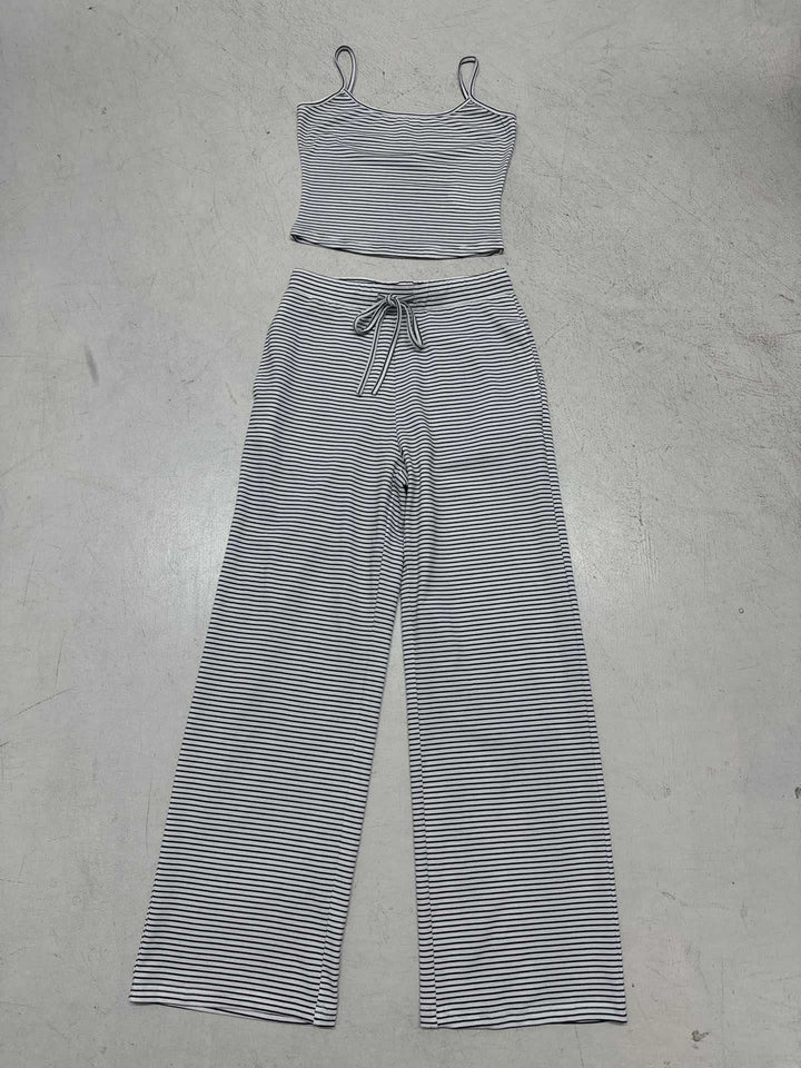 Damen lässiges Sport-Set aus hochwertigem Jersey mit durchgehendem Gummizug Echo Archiv