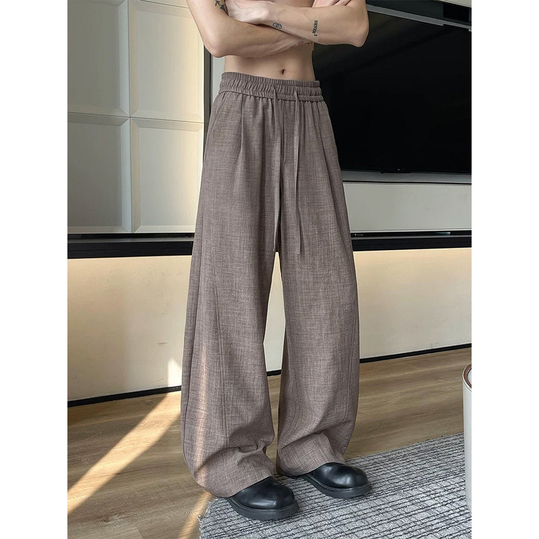 Herren Locker geschnittene Stoffhose Echo Archiv