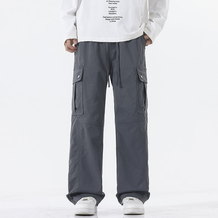 Herren Oversize-Cargohose im Utility-Stil mit Tunnelzugbund und großen Klappentaschen Echo Archiv