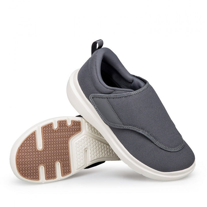 Herren Atmungsaktive Slip-On Sneaker mit Klettverschluss Echoarchiv