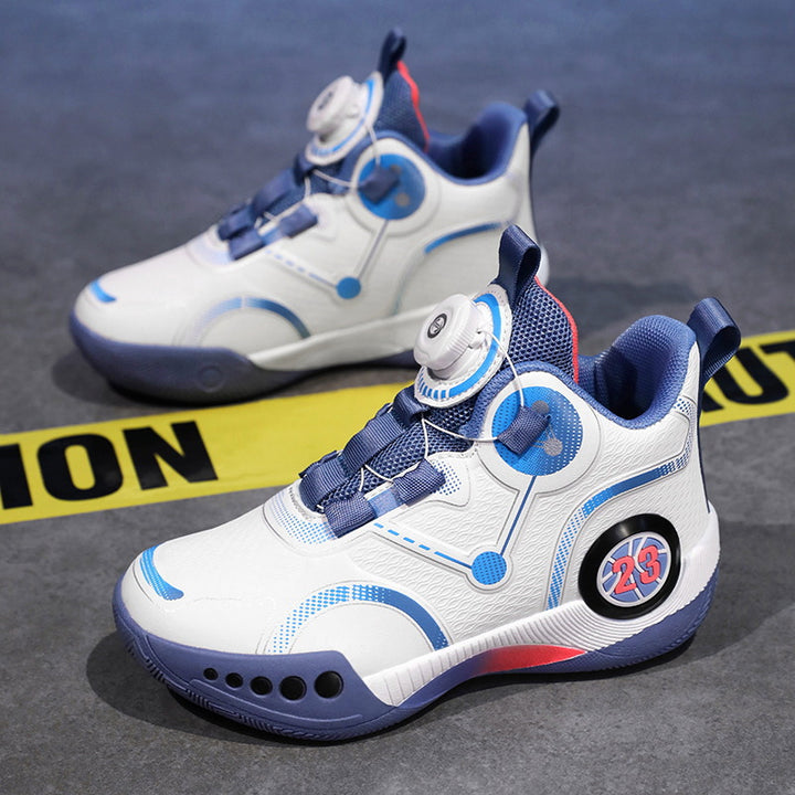 Unisex Futuristische City-Sneaker mit Drehmechanik-Verschluss, gepolsterter Fersenstütze und gedämpfter Wabensohle Echoarchiv