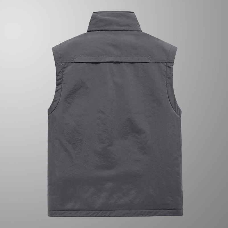 Herren Praktische Fleece-Weste Echo Archiv