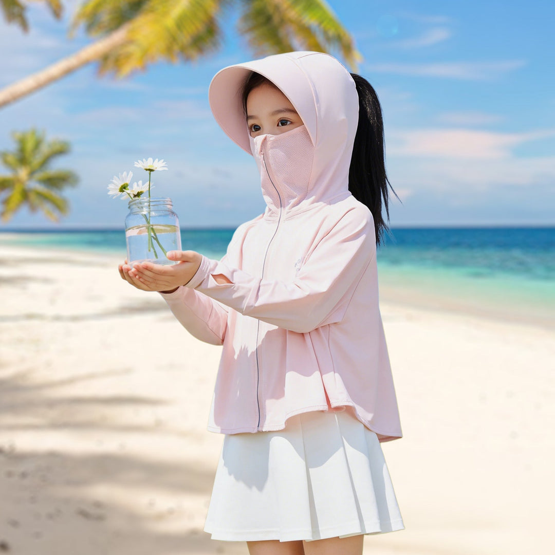 Kinder Sonnenjacke mit Kapuze und UV-Schutz Echo Archiv