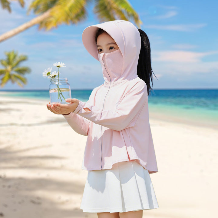 Kinder Sonnenjacke mit Kapuze und UV-Schutz Echo Archiv