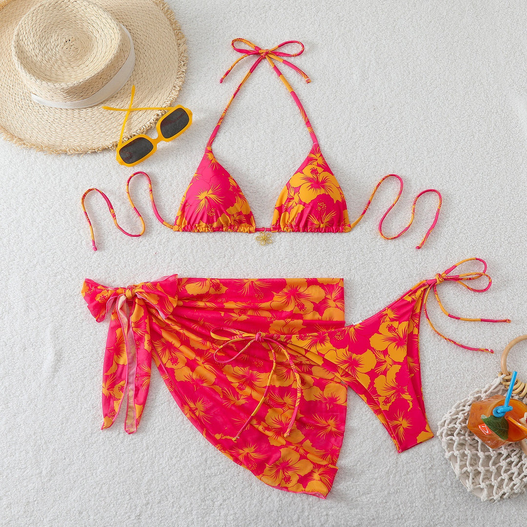 Damen Blumenmuster Bikiniset Echo Archiv