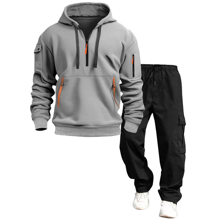 Herren lässiger Kapuzenpullover und Jogginghose Echo Archiv