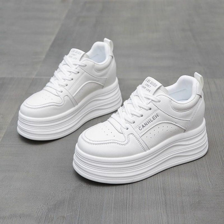 Damen Sportliche Plateau Sneakers Echo Archiv