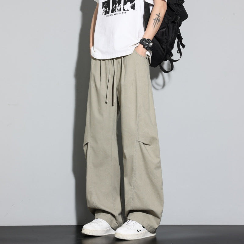 Damen Weite Lagen-Loungehose mit Cargo-Details & elastischem Tunnelzug Echoarchiv
