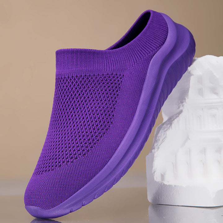 Damen nan Slip-On-Stricktrainer mit sockenhaftem Schaft und ergonomischer Dämpfungssohle Echo Archiv