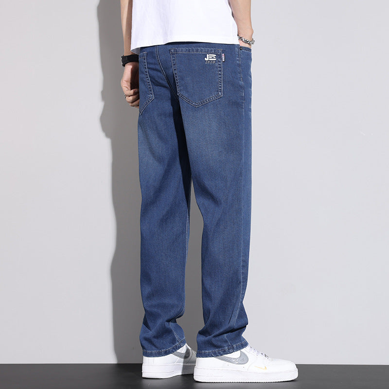 Herren lässige Relaxed Fit Jeanshose Echoarchiv