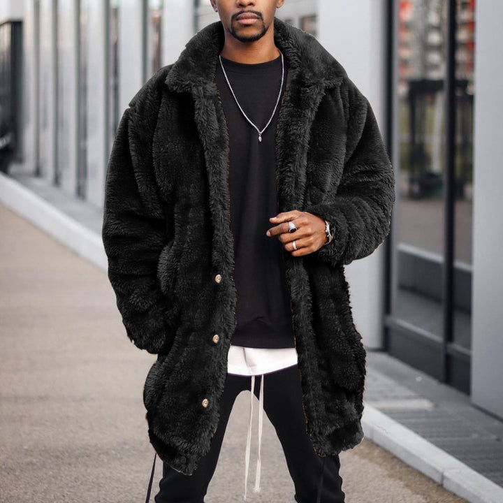 Herren kuschelige Teddyfelljacke Echoarchiv