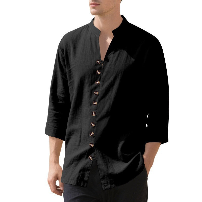 Herren Hemd mit innovativem Designschnitt und hochwertigen Materialien Echoarchiv