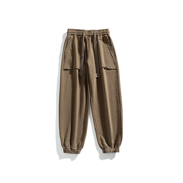 Herren Cargo-Jogginghose mit elastischem Bund und aufgesetzten Pattentaschen Echo Archiv