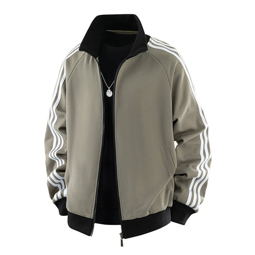 Herren sportliche Bomberjacke