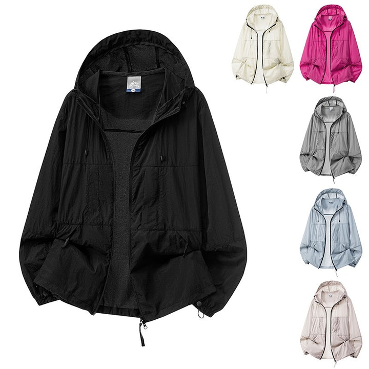 Herren Leichte Outdoor-Windjacke mit Kapuze Echo Archiv