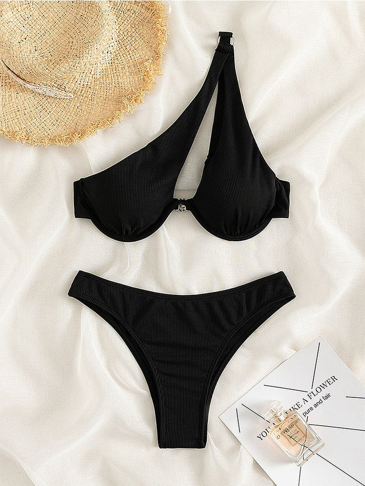 Damen Push-Up-Bikini-Set mit hochwertiger Rippstruktur Echo Archiv
