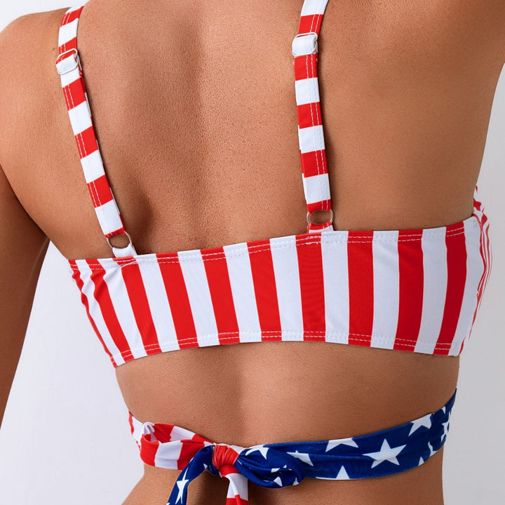 Damen Hochgeschnittener Bikini mit innovativem Wickeldesign Echo Archiv