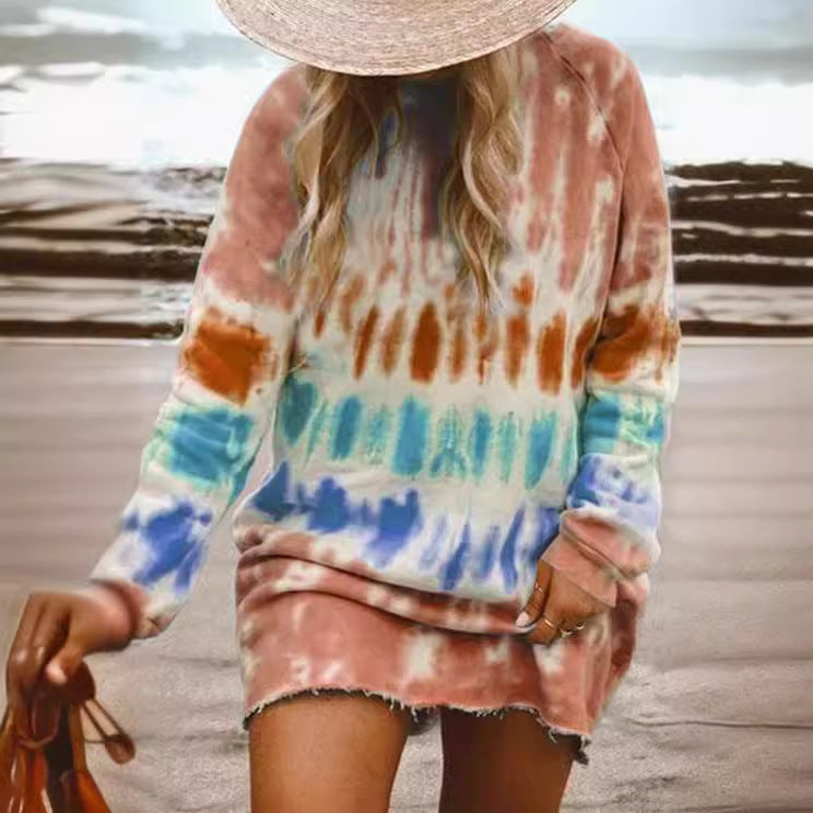 Damen Oversized Tunika-Wollkleid Echoarchiv