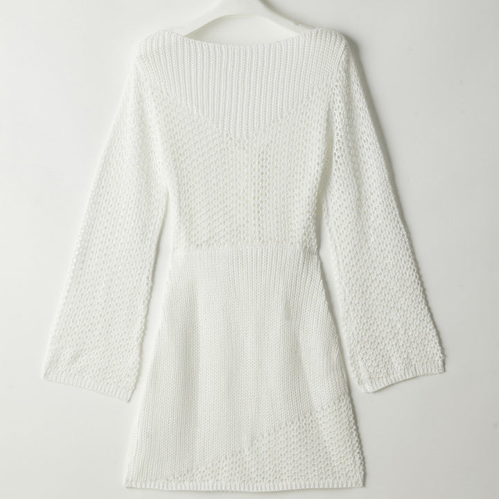 Damen Strickkleid mit Cut-Out und langen Ärmeln Echo Archiv
