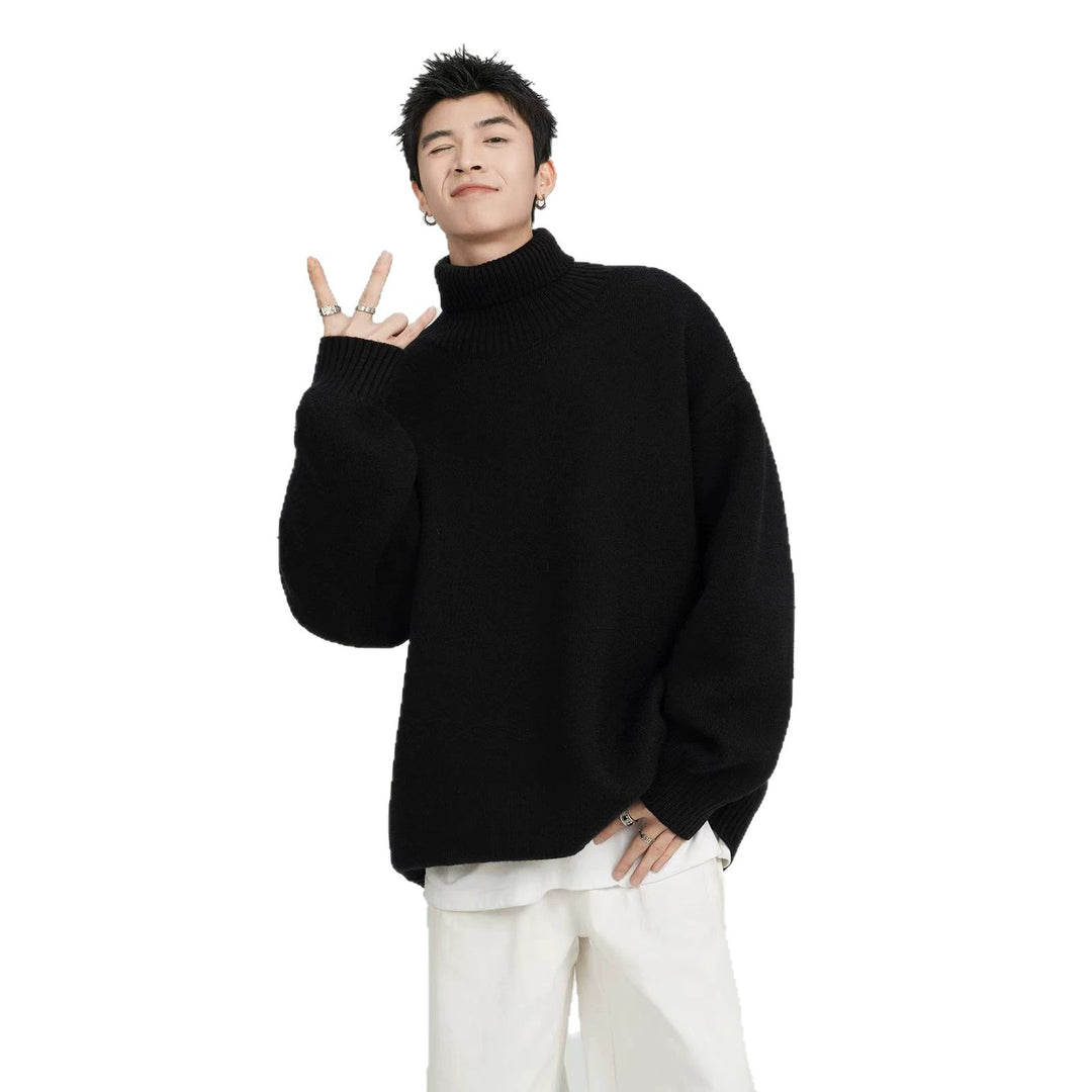 Unisex Oversized Rollkragenpullover Echoarchiv