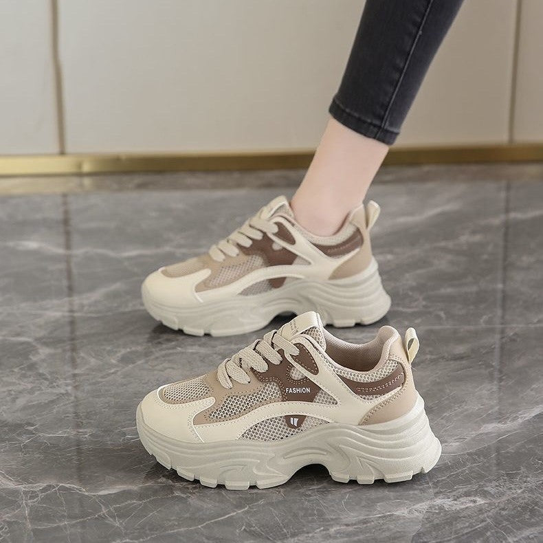 Damen Fashion Sneakers mit atmungsaktiver Mesh-Oberfläche und dämpfender Sohle Echo Archiv