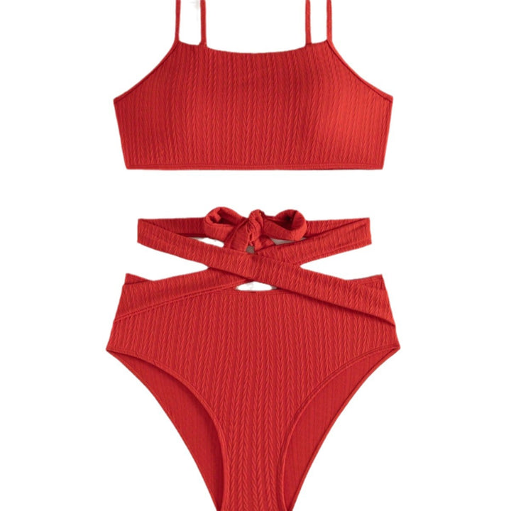 Damen Hochtaillierter Bikini mit angesagtem Schnitt Echo Archiv