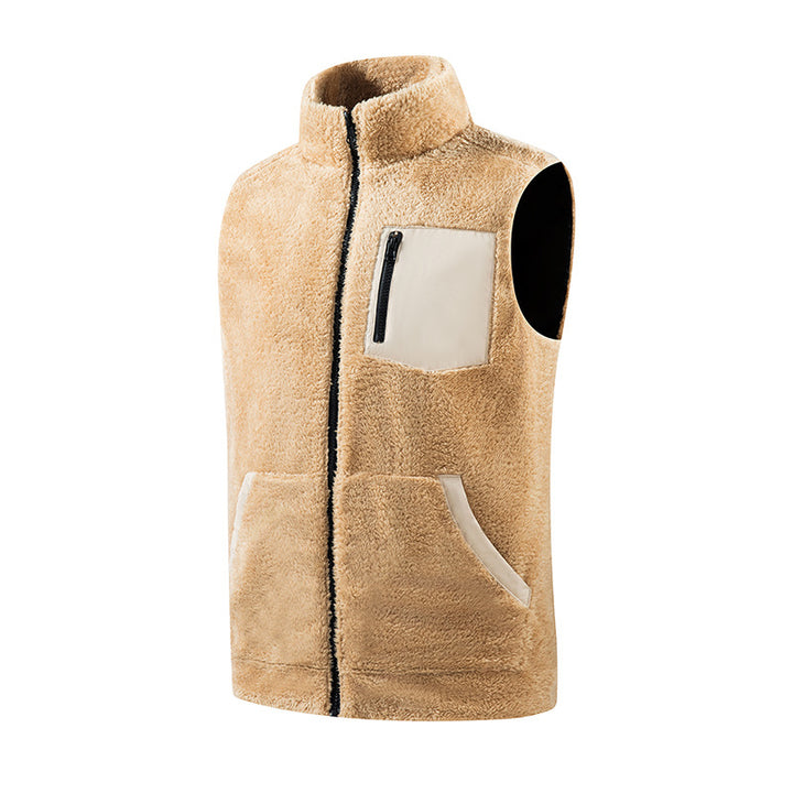 Herren Kuschelige Fleece-Weste mit praktischen Taschen Echo Archiv