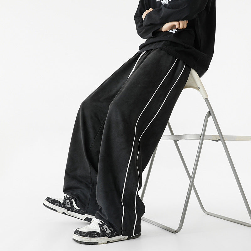 Unisex Lockere Sporthose mit elastischem Bund Echoarchiv