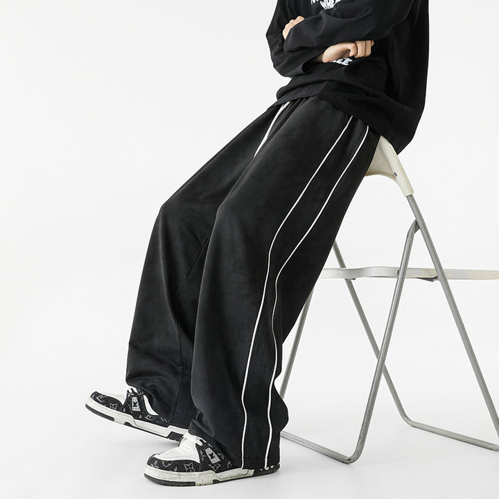 Unisex Lockere Sporthose mit elastischem Bund Echoarchiv