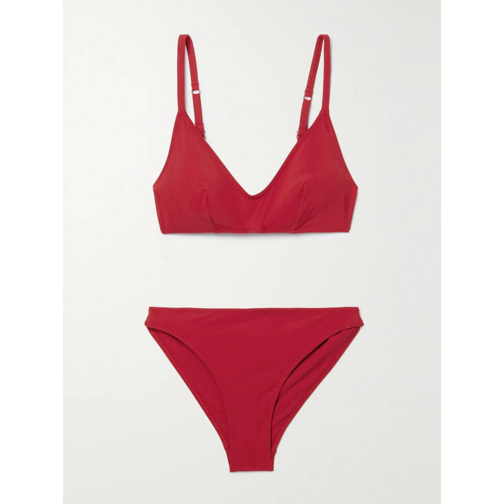 Damen Bikini-Set mit tiefem V-Ausschnitt und verstellbaren Trägern Echo Archiv