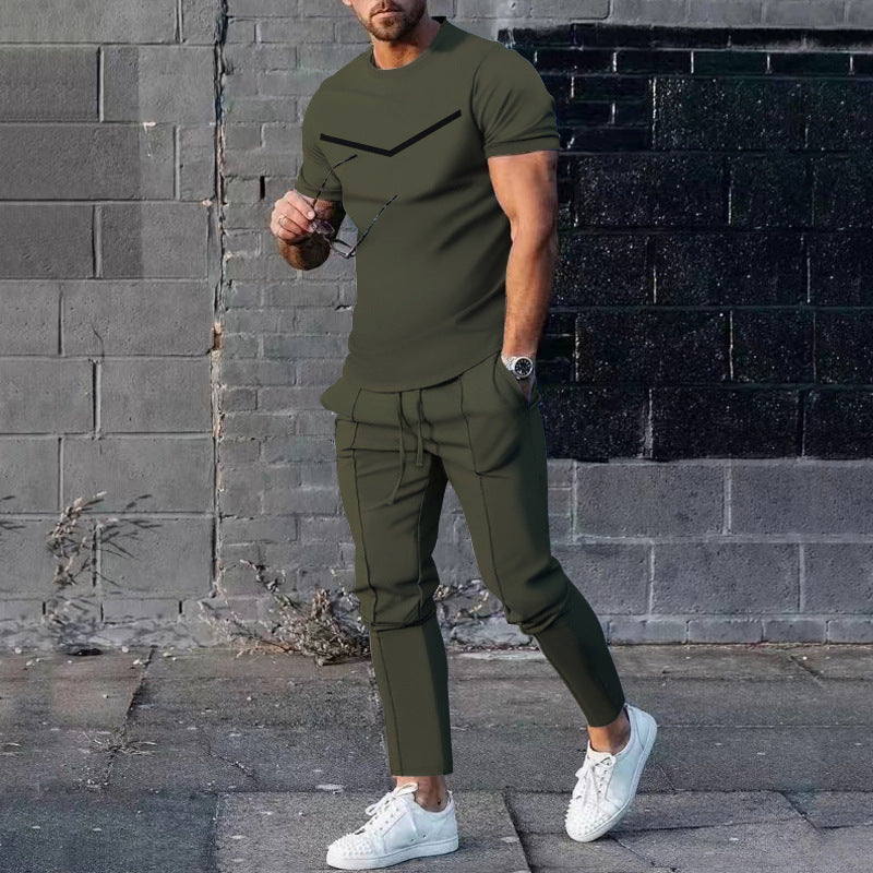 Herren Sportliches Set aus atmungsaktivem Material mit bequemer Passform Echoarchiv