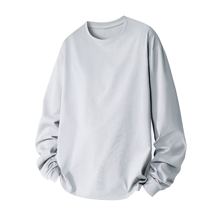 Herren Oversize-Sweatshirt aus Baumwollmix mit Rundhalsausschnitt und gerippten Bündchen Echo Archiv