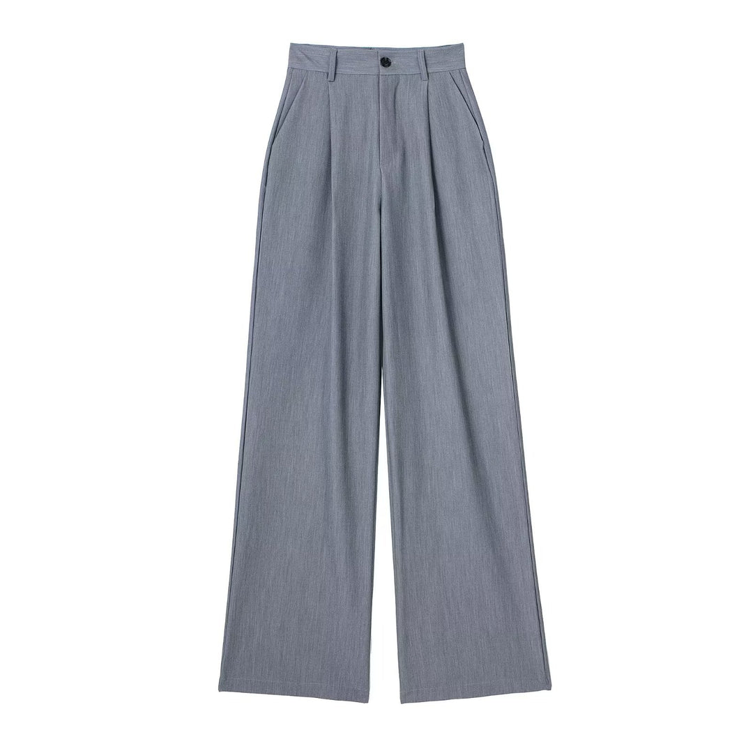 Damen Weite Highwaist-Bundfaltenhose mit Bügelfalte und seitlichen Eingrifftaschen Echo Archiv